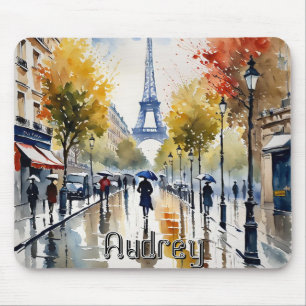 Paris Blvd Eiffel Tower Personalisiert Mousepad