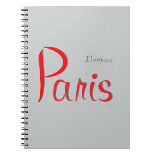 PARIS Bonjour (Hallo) Notizblock