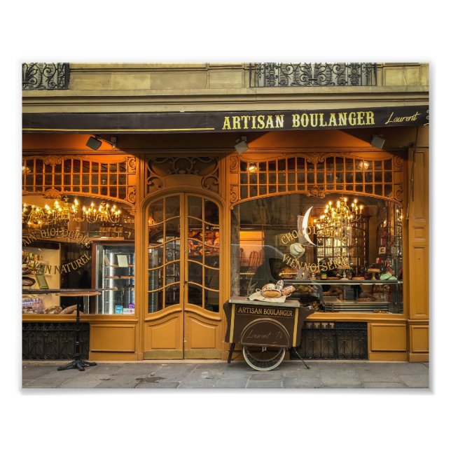 Paris Boulangerie French Bakery Fotodruck (Vorne)