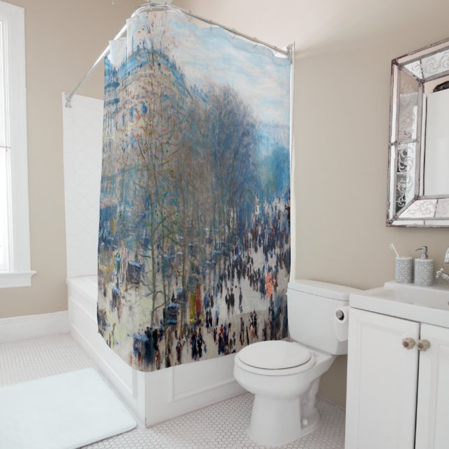 Paris Boulevard, Claude Monet Duschvorhang (Beispiel)