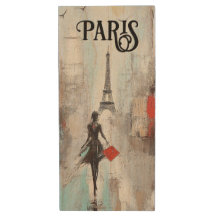 Paris Bound Woman in Schwarz