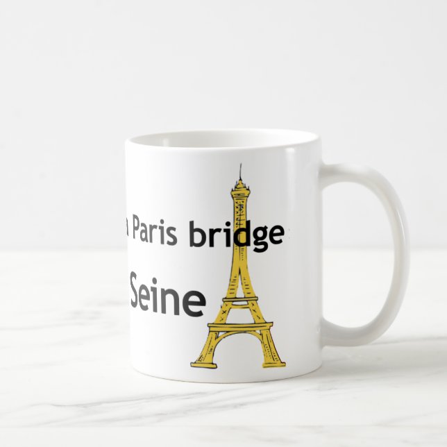 Paris-Brücke Tasse (Rechts)