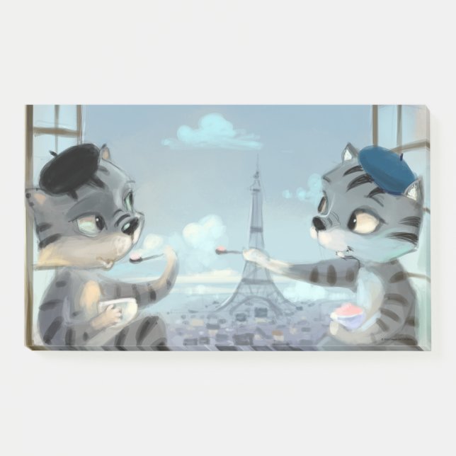 Paris by Day Notes 10" x 6" Post-it Klebezettel (Vorderseite)