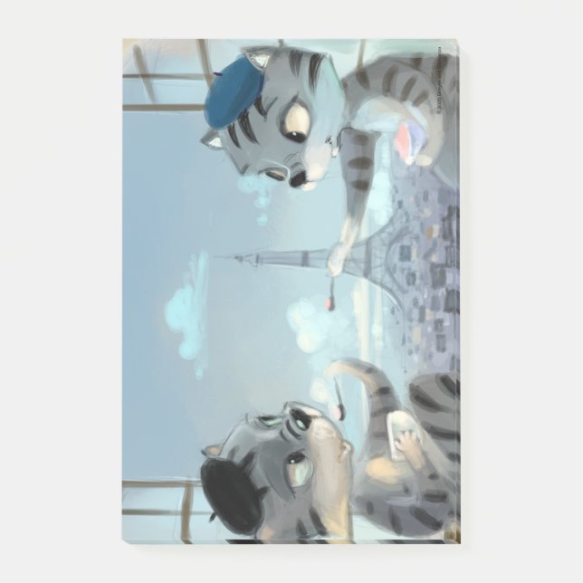 Paris by Day Notes 4" x 6" Post-it Klebezettel (Vorderseite)