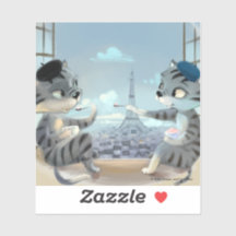 Paris by Day Vinyl Sticker - Joy (verschiedene Grö