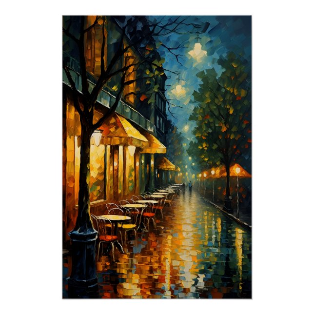 Paris by night  poster (Vorderseite)