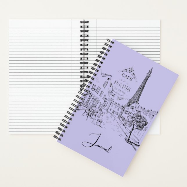 Paris Café Journal Notizbuch (Innen)