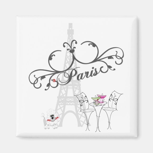 Paris Café Magnet (Vorne)