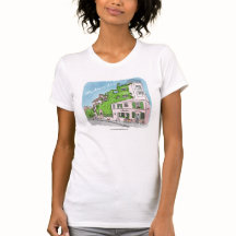 Paris Café Montmartre Kitty Cat T - Shirt