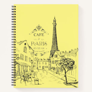 Paris Café Notizbuch