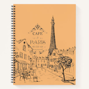 Paris Café Notizbuch