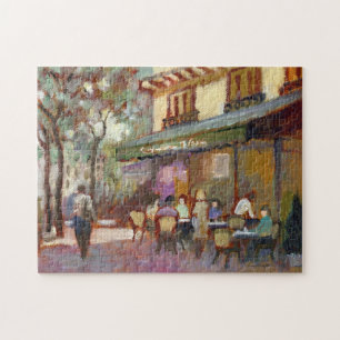 Paris-Café-Puzzlespiel Puzzle