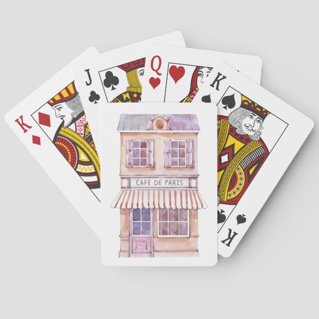 Paris Cafe Spielkarten (Rückseite)