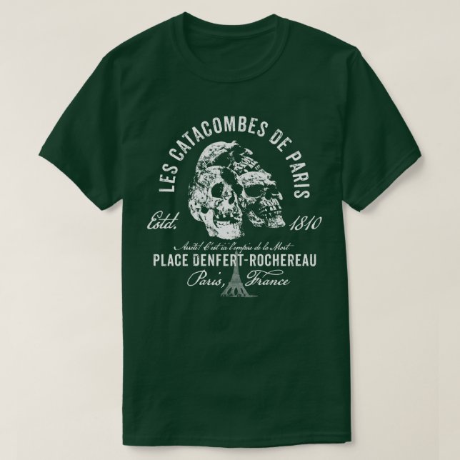 Paris Catacombs T-Shirt (Design vorne)