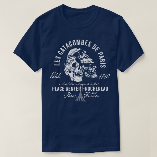 Paris Catacombs T-Shirt (Design vorne)