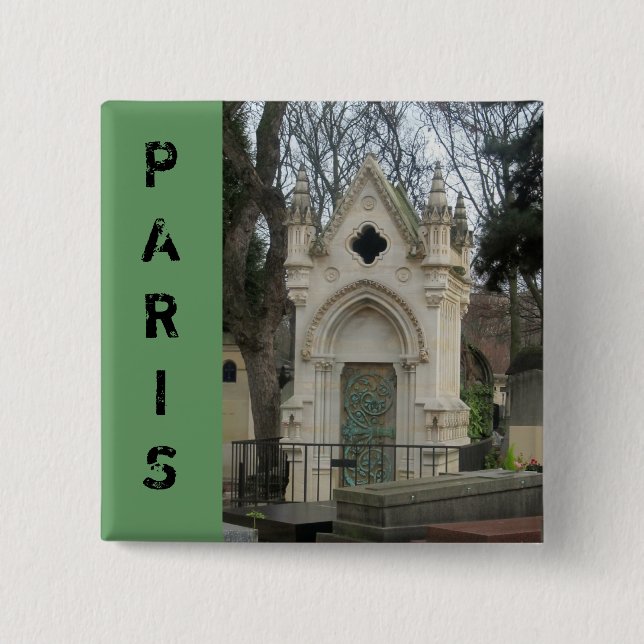 Paris Cemetary Button (Vorderseite)