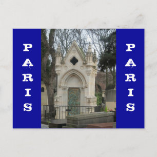 Paris Cemetary Postkarte