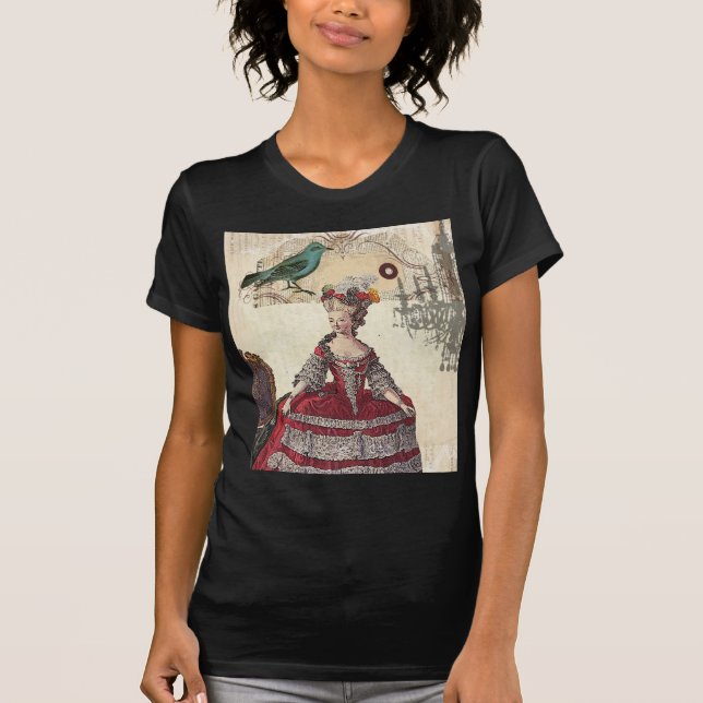 Paris Chandelier, französischer Königin Marie Anto T-Shirt (Vorderseite)