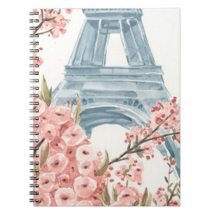 Paris Cherry Blossoms Notizblock