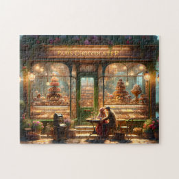 Paris Chocolatier Lovers Sweet Rendezvous  Puzzle