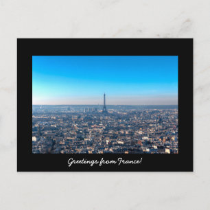 Paris City Postkarte