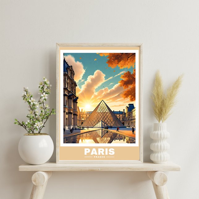 Paris Cityscape - Iconic Sehenswürdigkeiten Poster (Von Creator hochgeladen)