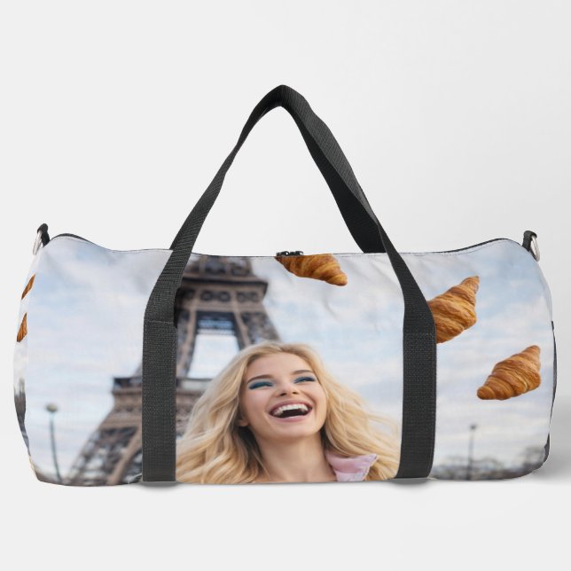 PARIS - CROISSANTS DUFFLE BAG (Vorderseite)
