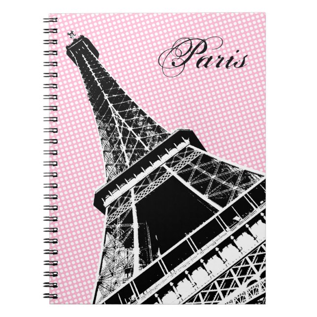 Paris, das Eiffelturmnotizbuch Notizblock (Vorderseite)