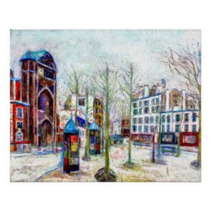 Paris - Der Abbessplatz Poster
