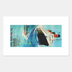 Paris - Die französische Linie Rechteckiger Aufkleber