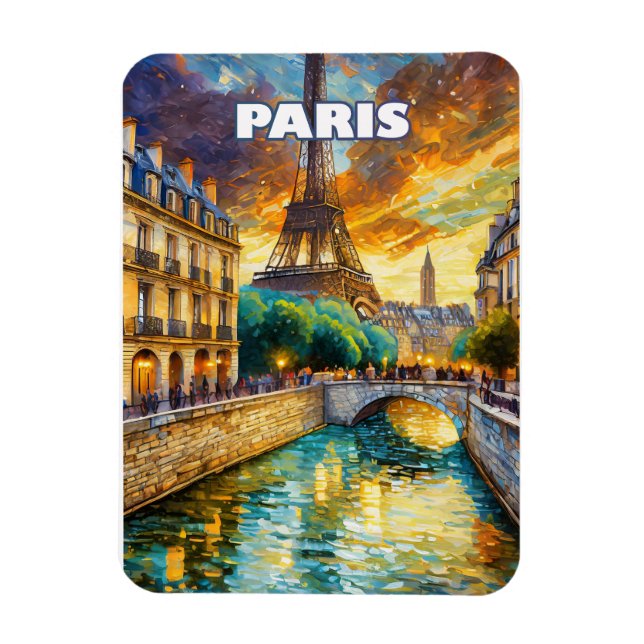 Paris - Die Stadt des Herzens Magnet (Vertikal)