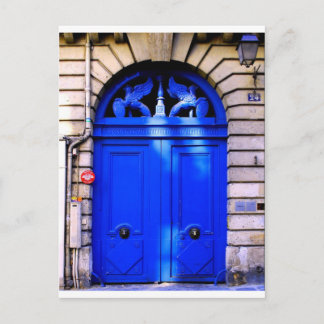 Paris Doorway Postkarte