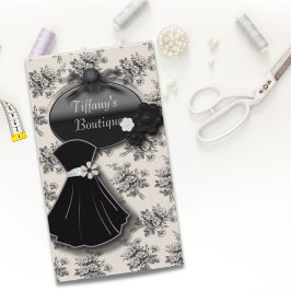 Paris Dressmaker Tailor Dress Fashion Boutique Visitenkarte