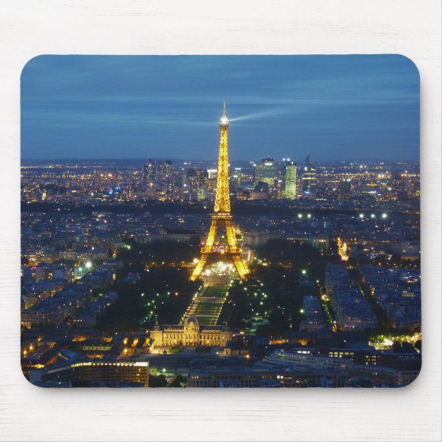 Paris durch Nachtmousepad Mousepad (Vorne)