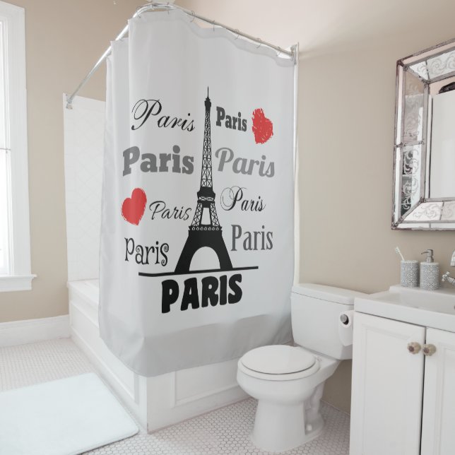 Paris Duschvorhang (Beispiel)