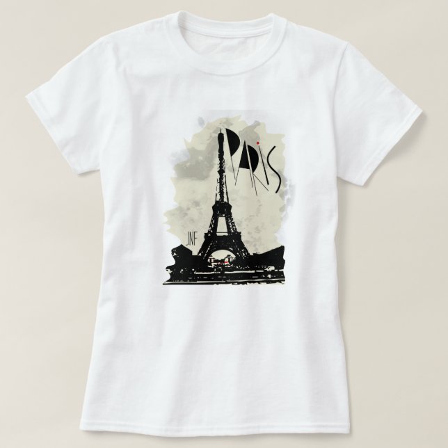 paris eifel jnf tower T-Shirt (Design vorne)