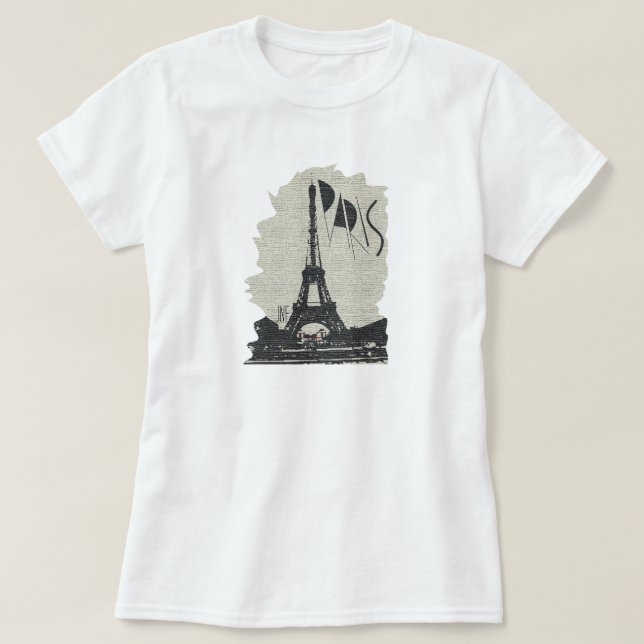 paris eifel jnf tower T-Shirt (Design vorne)