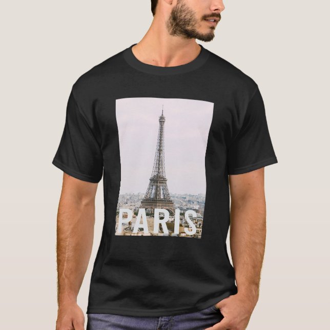 Paris  Eiffel Tower  Aesthetic Design  Classic T-Shirt (Vorderseite)