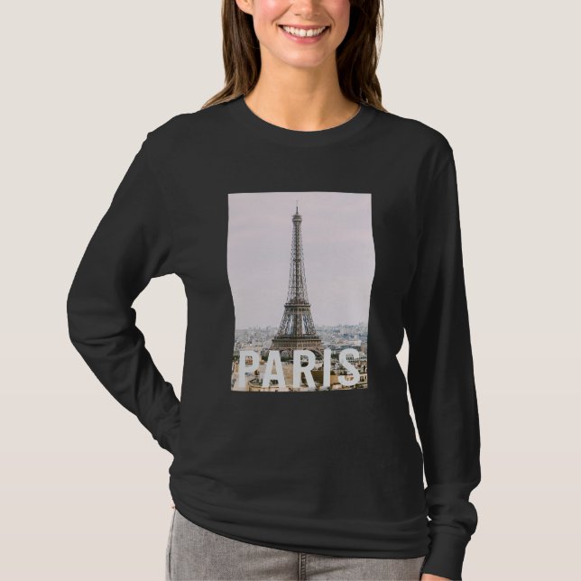 Paris  Eiffel Tower  Aesthetic Design  Classic T-Shirt (Vorderseite)