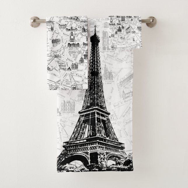 Paris Eiffel Tower Badhandtuch Set (Insitu)