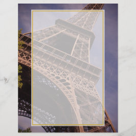 Paris Eiffel Tower Berühmtes Foto für Sehenswürdig