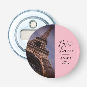 Paris Eiffel Tower Berühmtes Foto für Sehenswürdig Flaschenöffner
