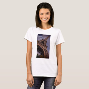 Paris Eiffel Tower Berühmtes Foto für Sehenswürdig T-Shirt