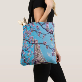 Paris Eiffel Tower Blooms im Springtime Tote Bag
