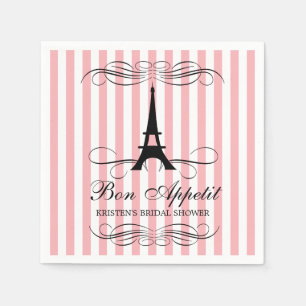 Paris Eiffel Tower   BRAUTPARTY Serviette