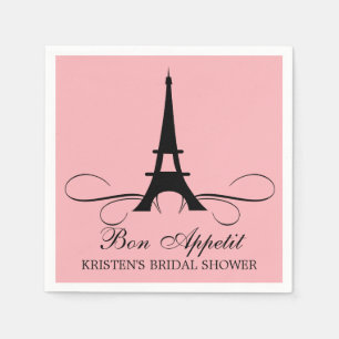 Paris Eiffel Tower   BRAUTPARTY Serviette