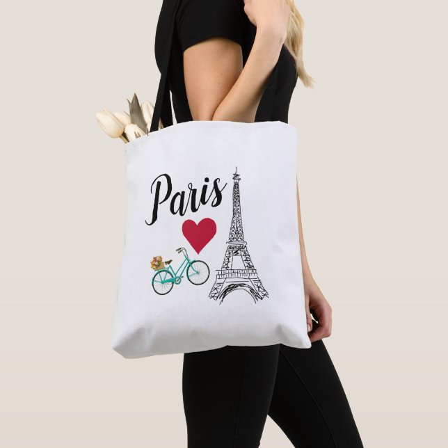 Paris Eiffel Tower Dot Tote Bag (Von Nahem)