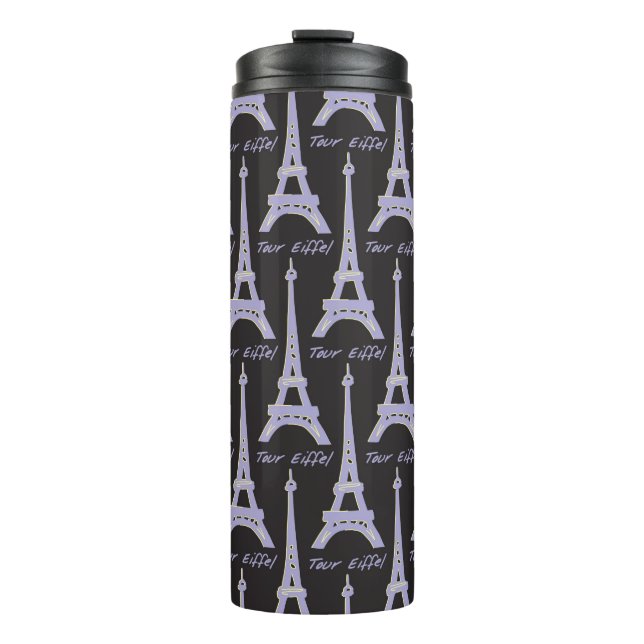Paris Eiffel Tower France Thermal Tumbler Thermosbecher (Vorderseite)