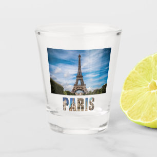 Paris Eiffel Tower Frankreich Französisches City T Schnapsglas