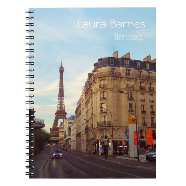 Paris. Eiffel tower. Frankreich. Notebook Notizblock (Vorderseite)